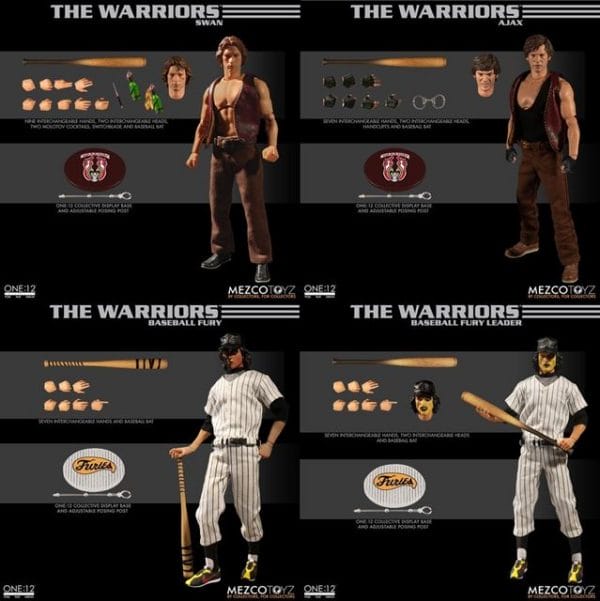 1:12 Scale The Warriors Collectors Box Set