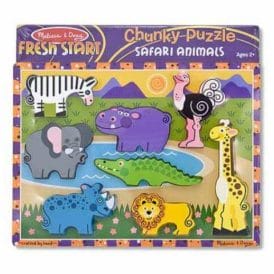 Melissa & Doug Chunky Puzzle ~ Safari