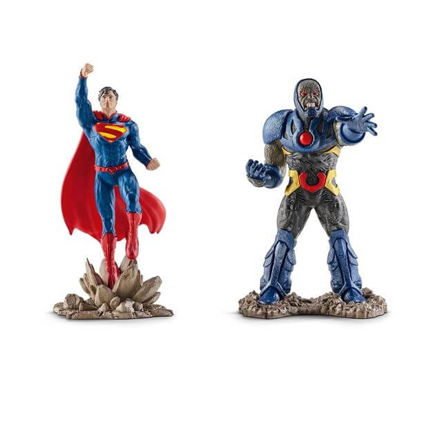 Schleich Superheroes Pack ~ Superman vs. Darkseid
