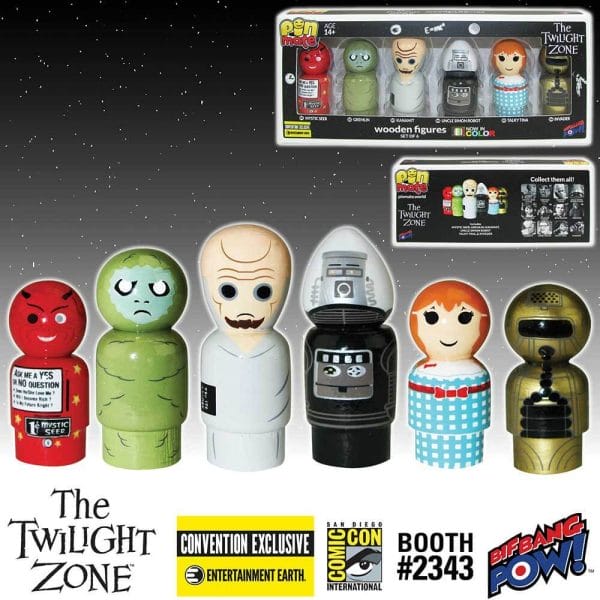 Twilight Zone Pin Mate Convention Exclusive 6 pack