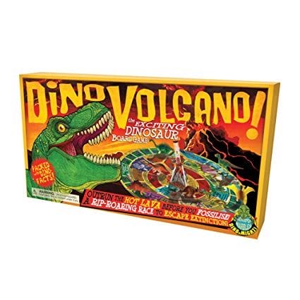 Dinosaur Volcano Board Game by House of Marbles