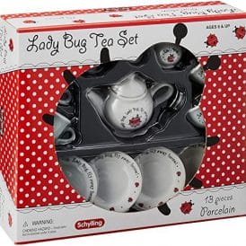 Lady Bug Porcelain Tea Set Toy by Schylling