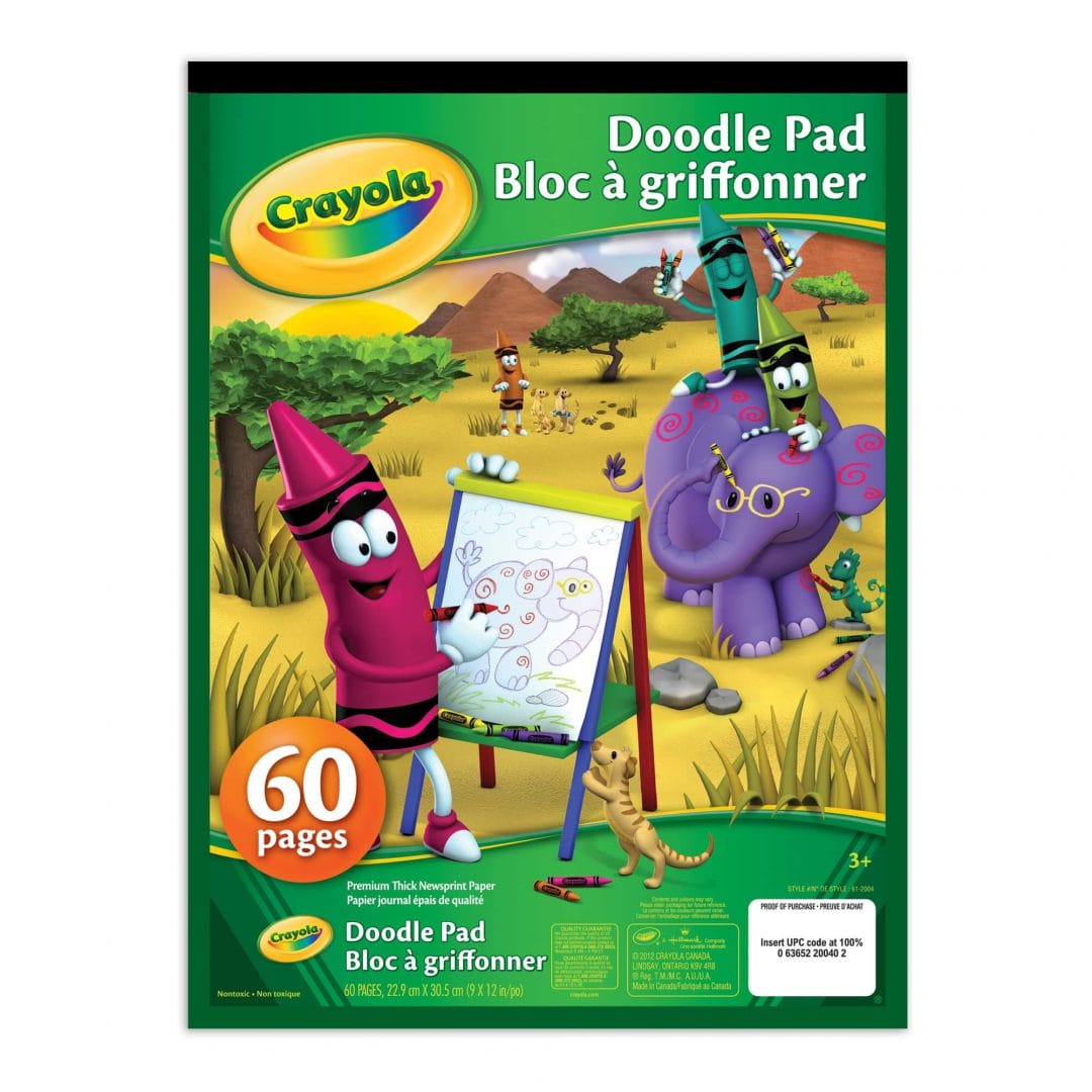 Crayola Doodle Pad, 60 pages - Recognized as one of New Jersey's Best  Independent Toy Stores!