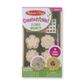 Melissa & Doug Created by Me Flower Magnets Wooden