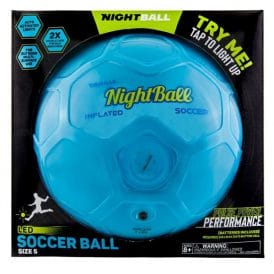 Nightball Soccer Ball by Tangle - Blue