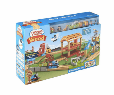 thomas and friends wood busy island set