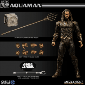1:12 Scale Justice League Aquaman Figure by MEZCO