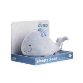 Sleepy Seas Sound and Light Whale Baby Gund 7"