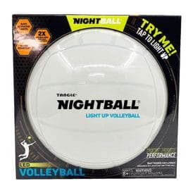 Nightball Light Up Volleyball by Tangle - White