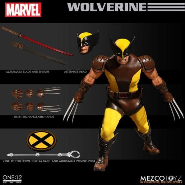 1:12 Scale Wolverine Mezco Collective Figure
