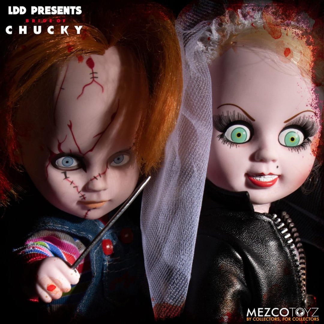 Living Dead Dolls Child's Play 4 Bride of Chucky Chucky and Tiffany Doll 2-Pack - Image 4