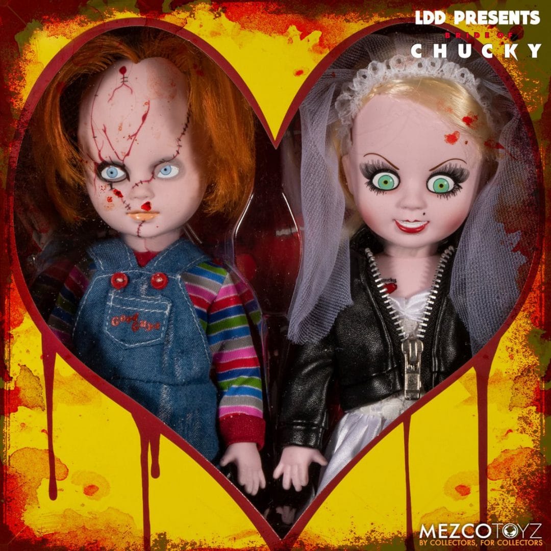 Living Dead Dolls Child's Play 4 Bride of Chucky Chucky and Tiffany Doll 2-Pack - Image 2