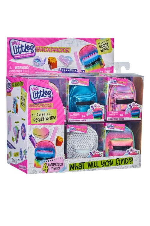 Cefa toys Real Littles Basic Backpacks Clear