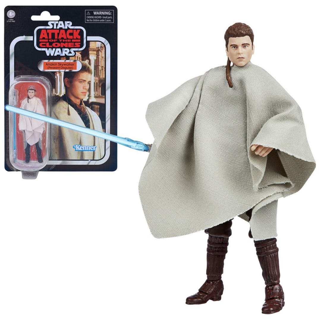 Star Wars The Vintage Collection Star Wars: Attack of the Clones Anakin Skywalker (Peasant Disguise) VC32 Action Figure - Image 3