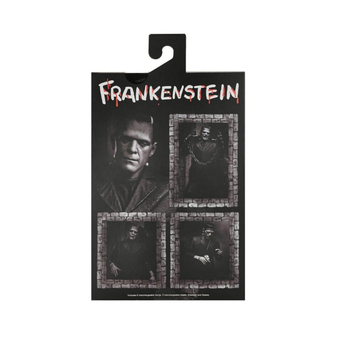 Universal Monsters Ultimate Frankenstein's Monster 7" Action Figure Black and White by NECA - Image 2