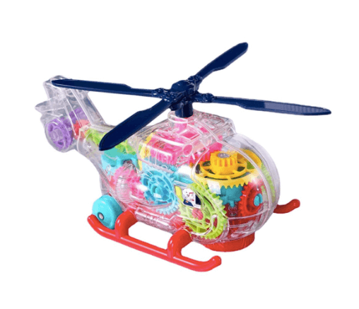 Transparent Light-up Helicopter by Toy Network