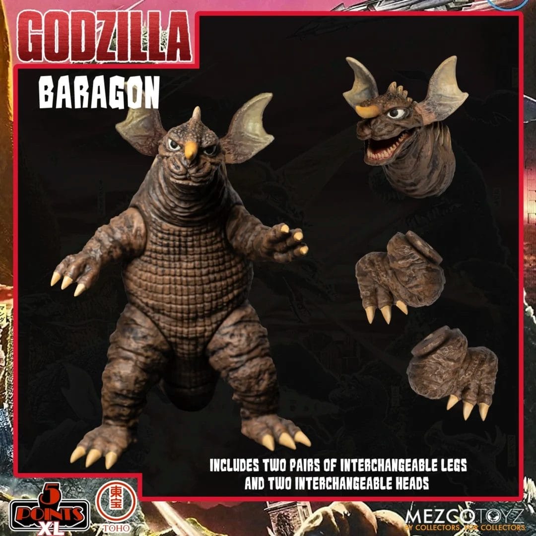 Godzilla: Destroy All Monsters (1968) 5 Points XL Round 2 Boxed Set by Mezco - Image 5