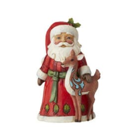 Jim Shore - Santa With Deer Pint Sized "A Time For Peace"