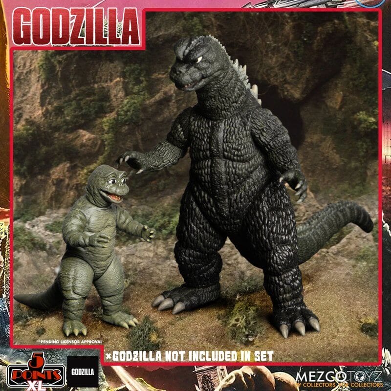 Godzilla: Destroy All Monsters (1968) 5 Points XL Round 2 Boxed Set by Mezco - Image 8