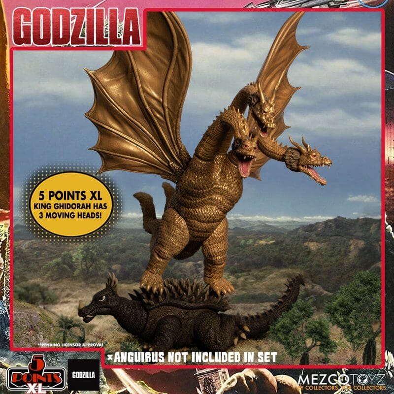 Godzilla: Destroy All Monsters (1968) 5 Points XL Round 2 Boxed Set by Mezco - Image 3