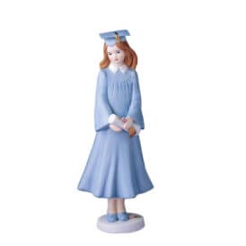Growing Up Girls Graduation Figurine - Brunette by Enesco