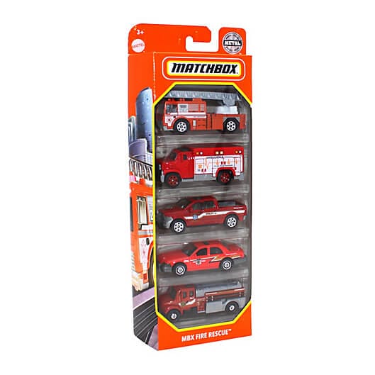 Matchbox MBX Airport, EV & Hybrid, or Fire Rescue 5-Pack - Image 2