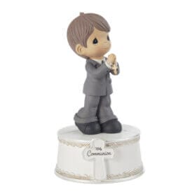 Precious Moments First Holy Communion Boy Musical - The Lord's Prayer