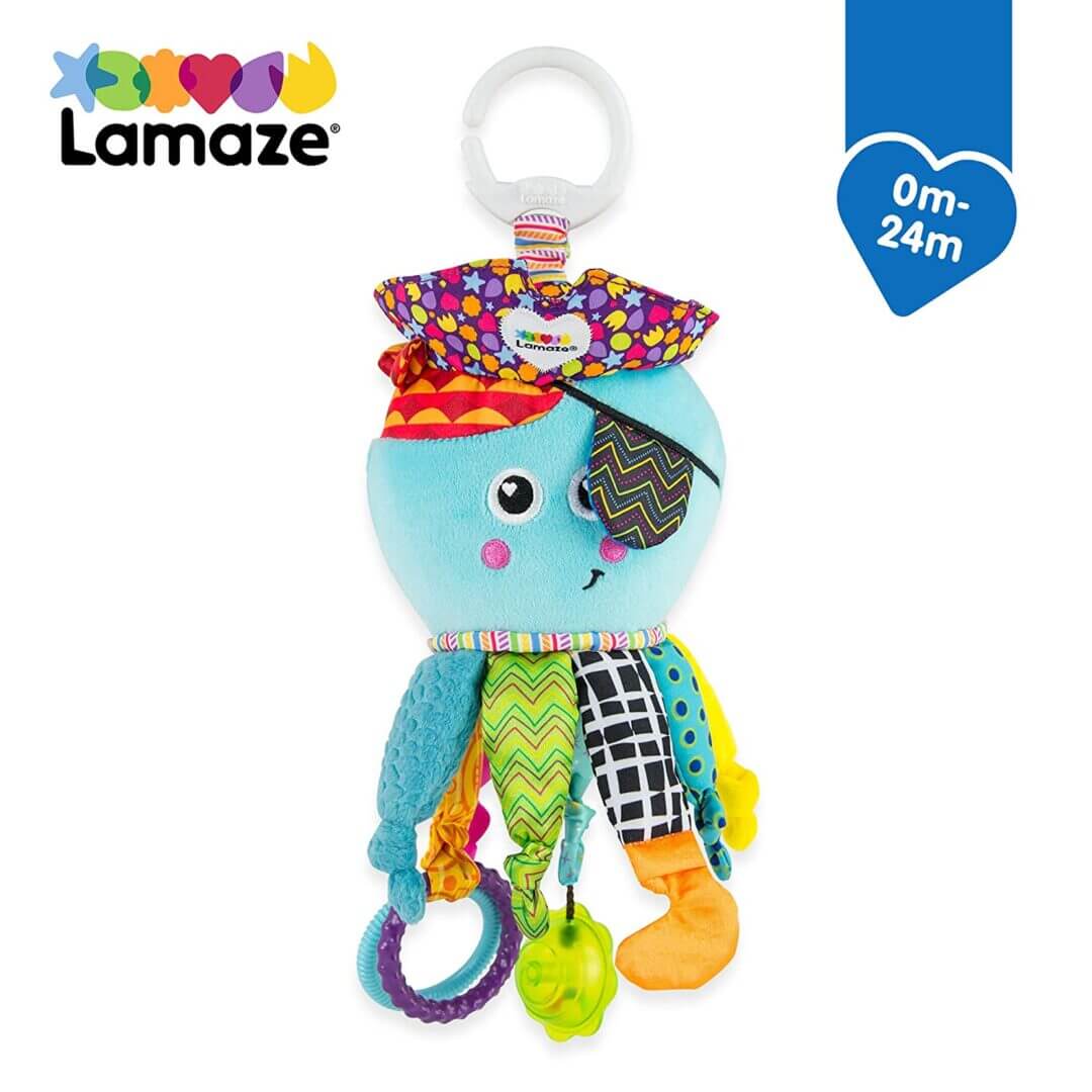 Lamaze Captain Calamari Clip and Go Car Seat and Stroller Toy - Image 7