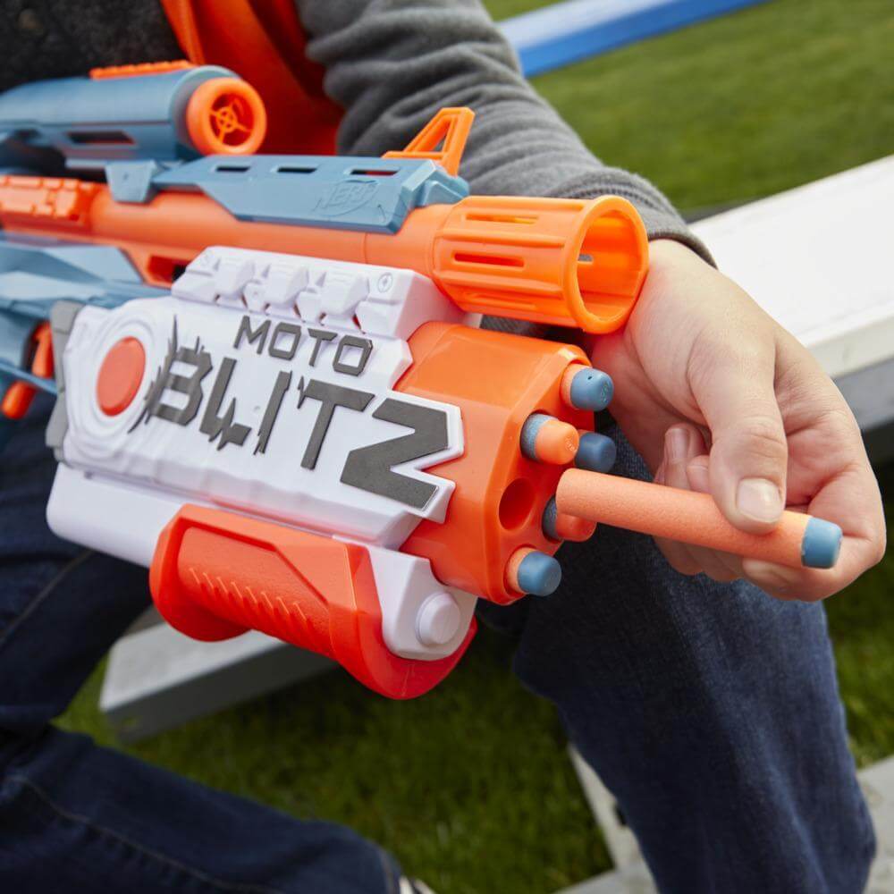 Nerf Moto Blitz 2 トイガン セット Amazon.com: Nerf Elite 2.0 Motoblitz CS 10 Blaster Gun