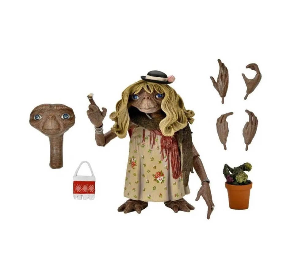E.T. 40th Anniversary Ultimate Dress-Up E.T. 7" Figure by NECA