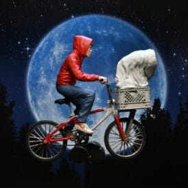 E.T. 40th Anniversary E.T. & Elliot with Bicycle Figure by Neca