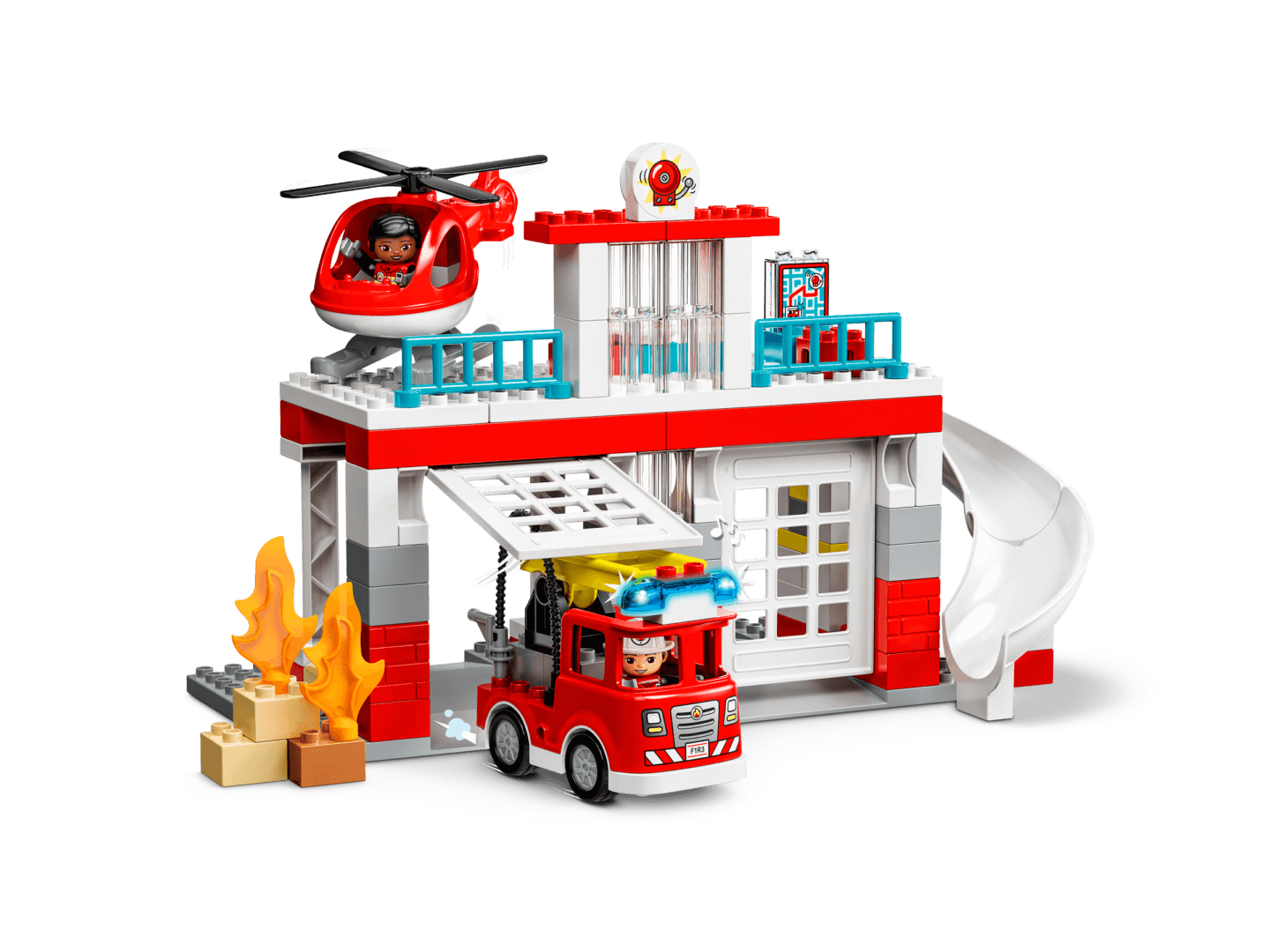 Lego Duplo Fire Station & Helicopter 10970 - Image 3