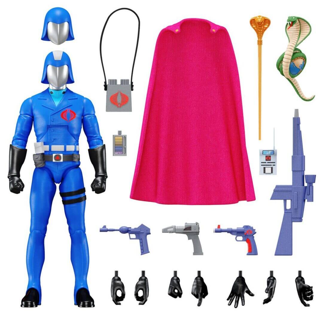G.I. Joe Ultimates Wave 1 Cobra Commander 7" Action Figure - Image 2