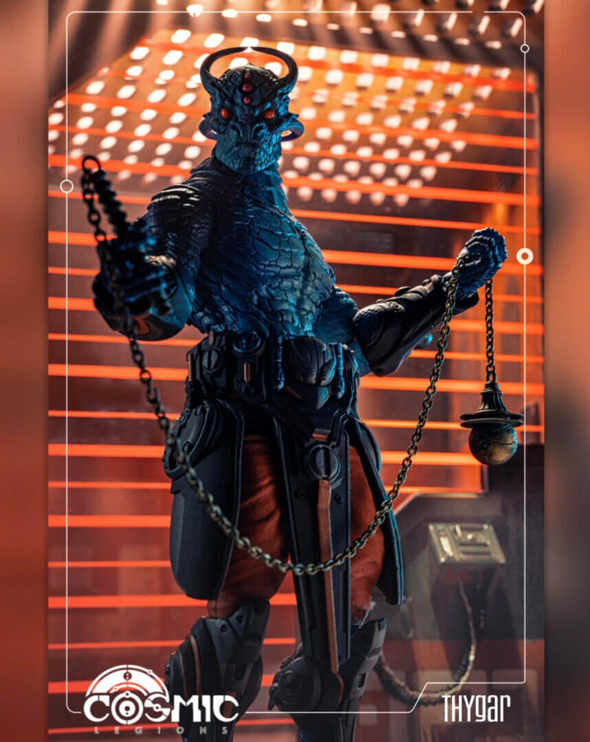 Cosmic Legions: Olek Thygar (Gravering) Figure by Four Horsemen - Image 8