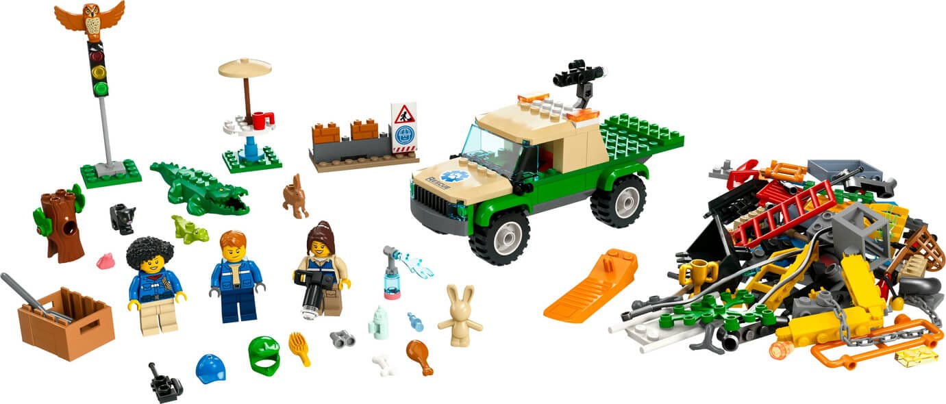 Lego City Wild Animal Rescue Mission 60353 - Image 3
