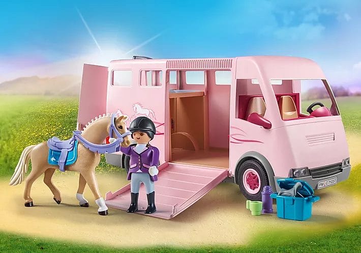 Playmobil Country Horse Transporter with Trainer 71237 - Image 2