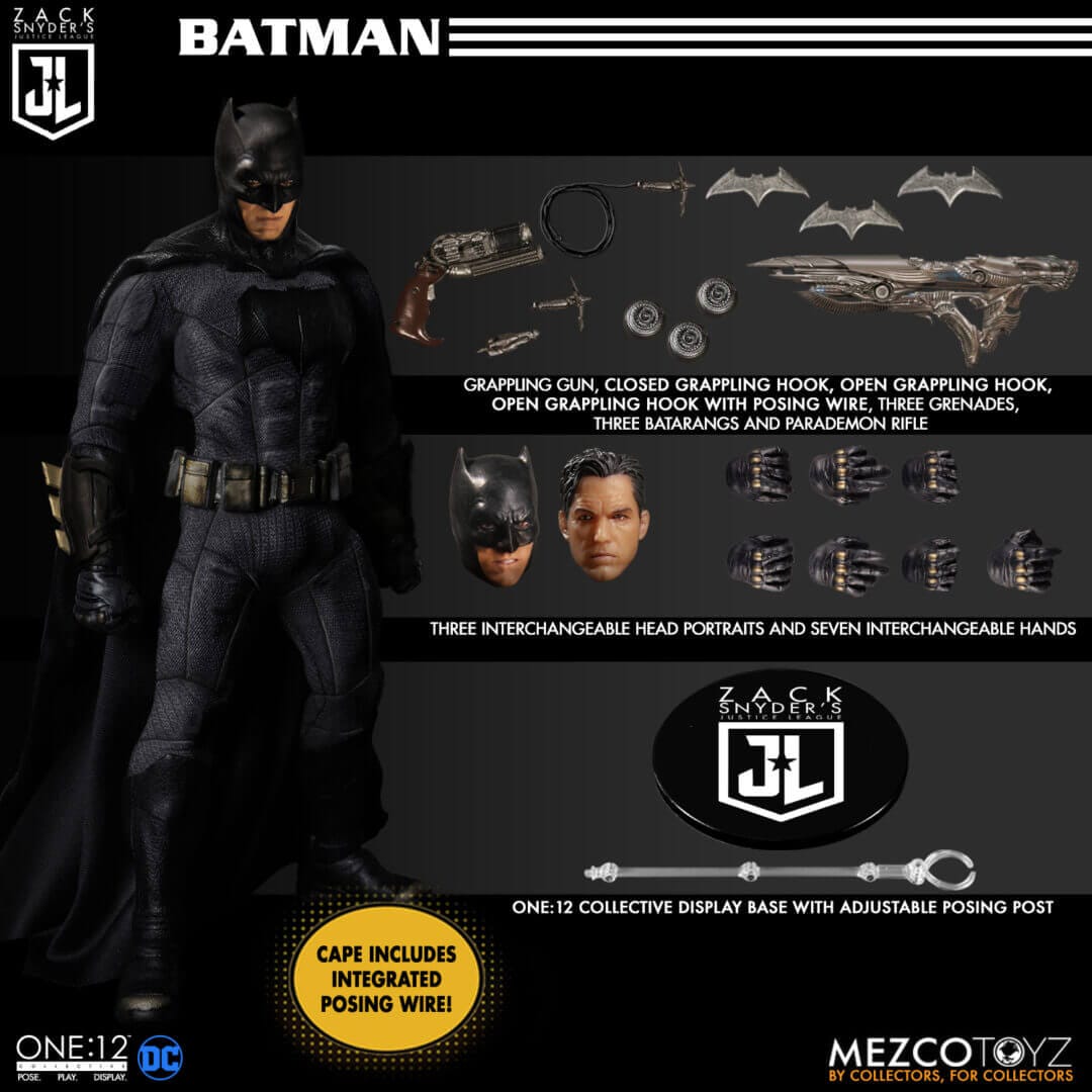 1:12 Scale Zack Snyder's Justice League Deluxe Steel Boxed Set by Mezco - Image 5