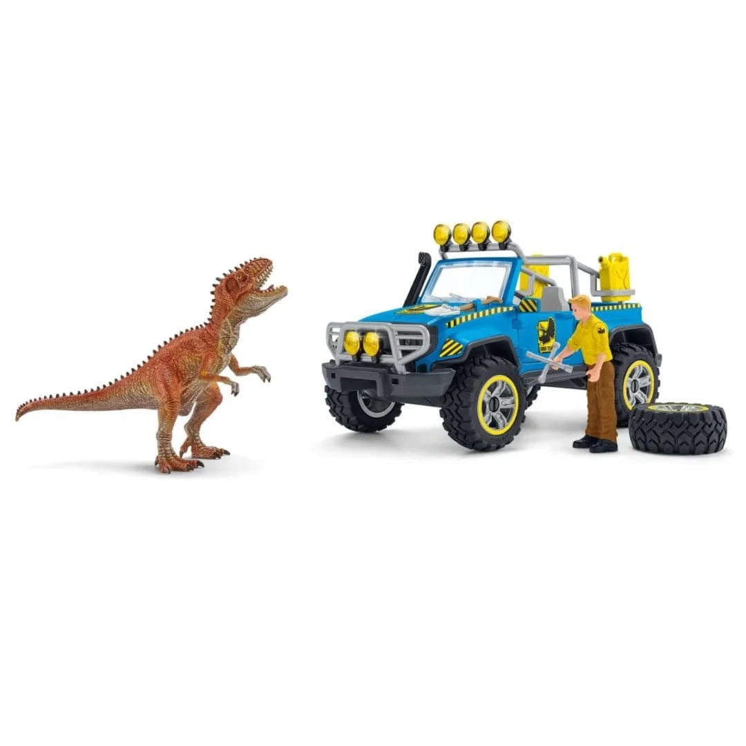 Schleich Dinosaurs Off-Road Vehicle with Dino Outpost - Image 5