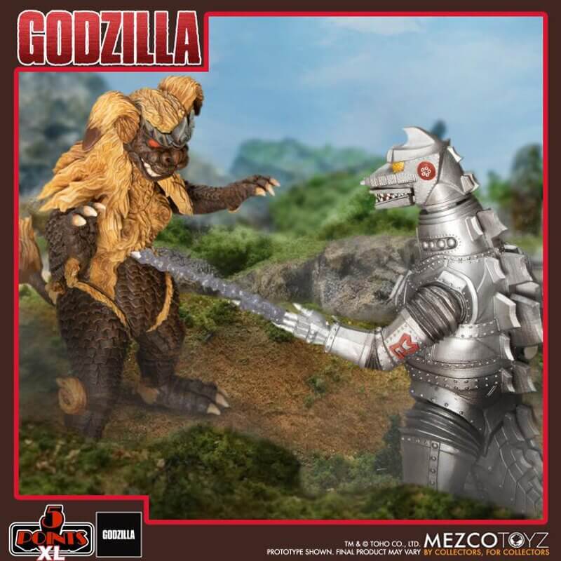 Godzilla vs. Mechagodzilla 5 Points XL Deluxe Three Figure Boxed Set - Image 5