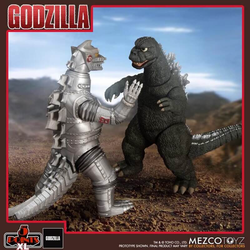 Godzilla vs. Mechagodzilla 5 Points XL Deluxe Three Figure Boxed Set - Image 3