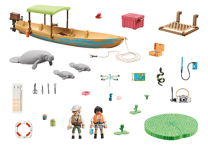 Playmobil Wiltopia Boat Trip to the Manatees - Image 2