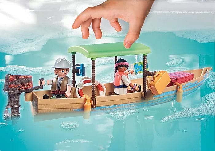Playmobil Wiltopia Boat Trip to the Manatees - Image 5
