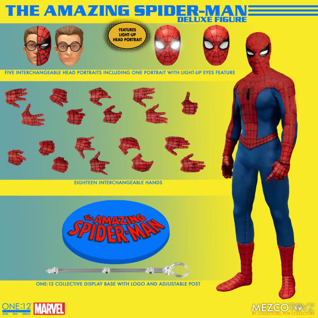 1:12 Scale Collective The Amazing Spider-Man Deluxe Edition by Mezco