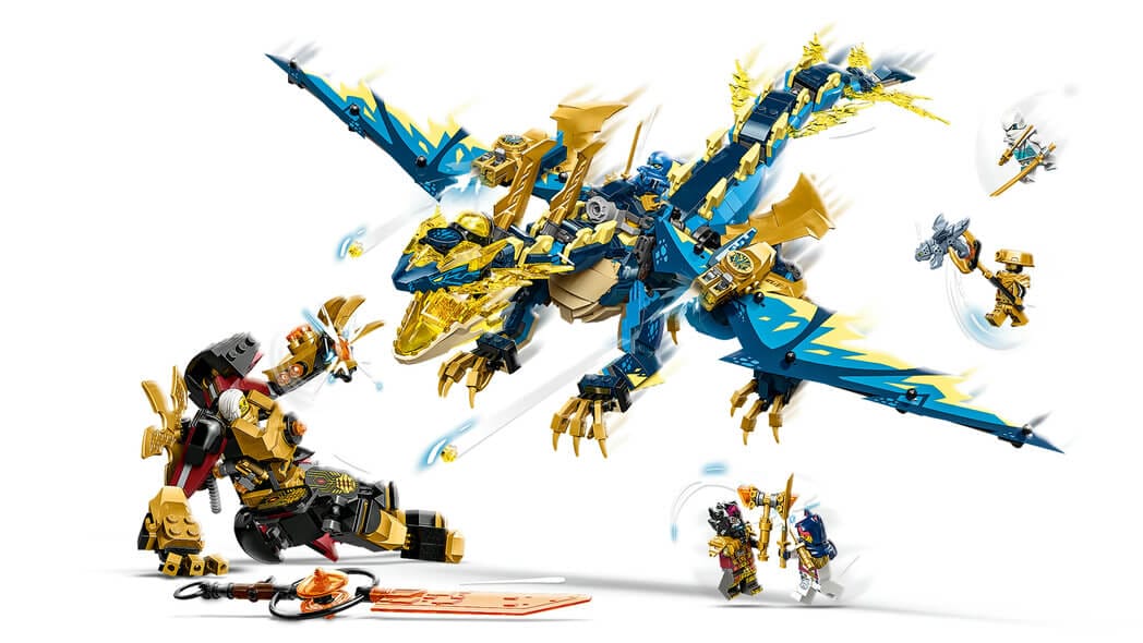 Lego ninjago best sale elemental dragon