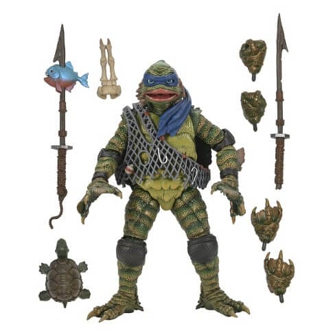 Universal Monsters x Teenage Mutant Ninja Turtles Ultimate Leonardo as Creature from the Black Lagoon by NECA - Image 3
