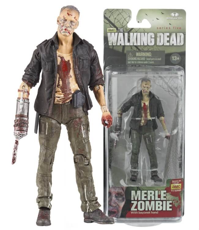 The Walking Dead Series 5 Merle Zombie Action Figure by McFarlane Toys