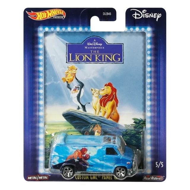 Hot Wheels Disney The Lion King Custome GMC Panel Van Vehicle