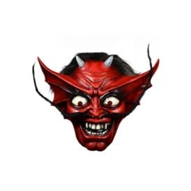 Mask - Iron Maiden Number of the Beast Devil Mask by Trick or Treat Studios
