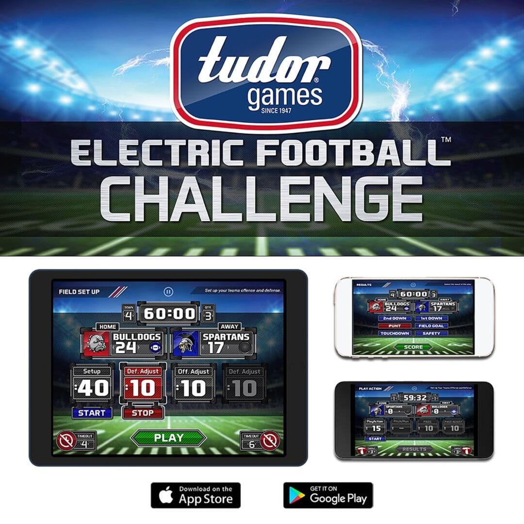 NFL Deluxe Electric Football Board Game with 70 Team Stickers by Tudor Games - Image 4