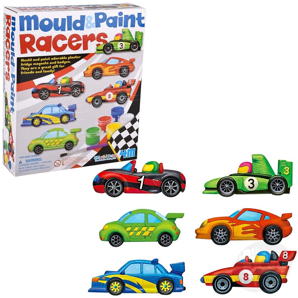 Mould & Paint Racers by 4M - Image 2